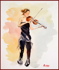 violin f - b